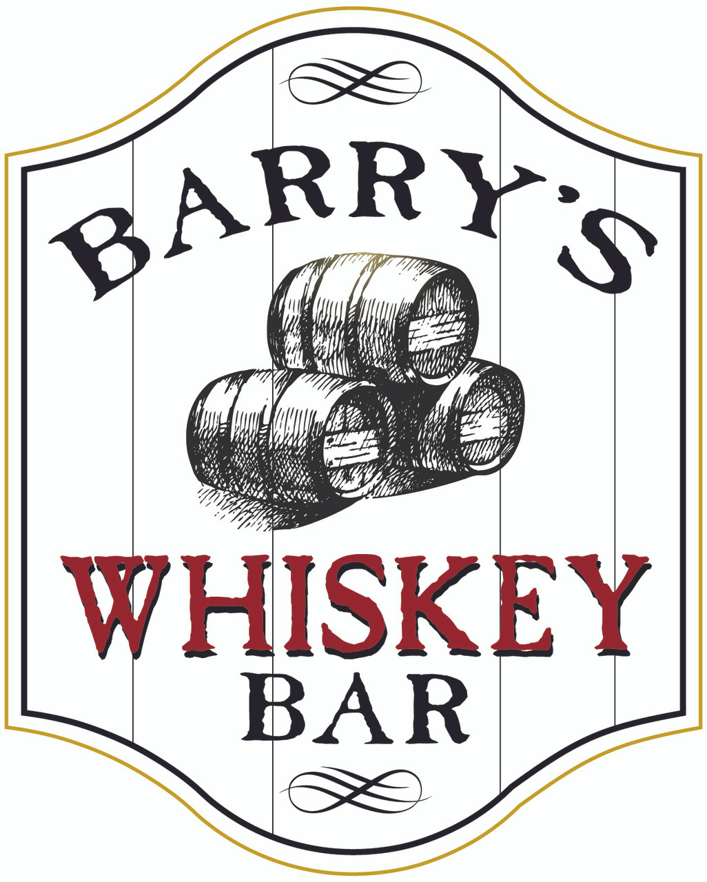 Whiskey Bar Sign - Personalized