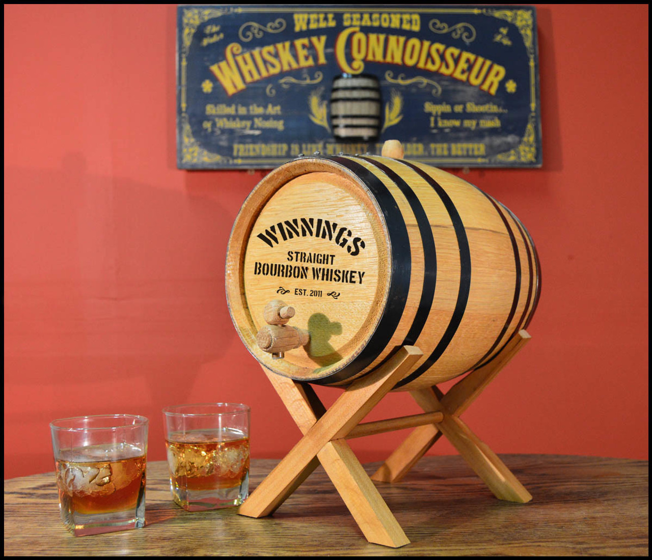 Distillery Oak Barrel - Personalized