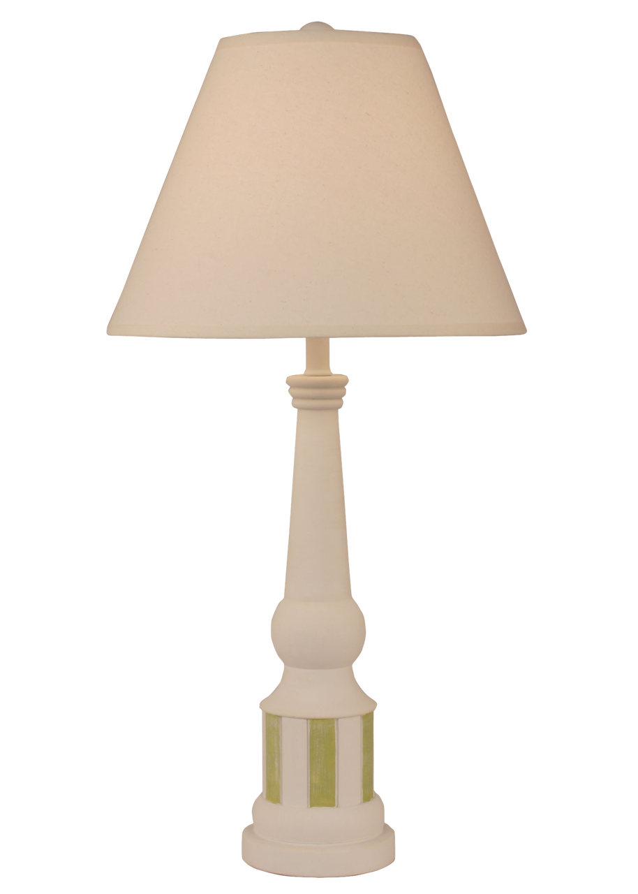 Multi Stripe Pedestal Table Lamp