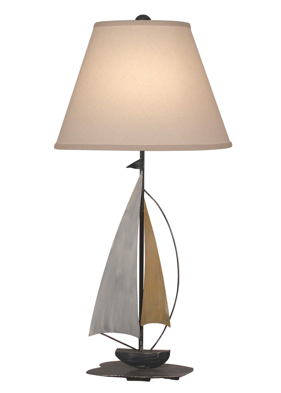 Sail Iron Sailboat Accent Lamp