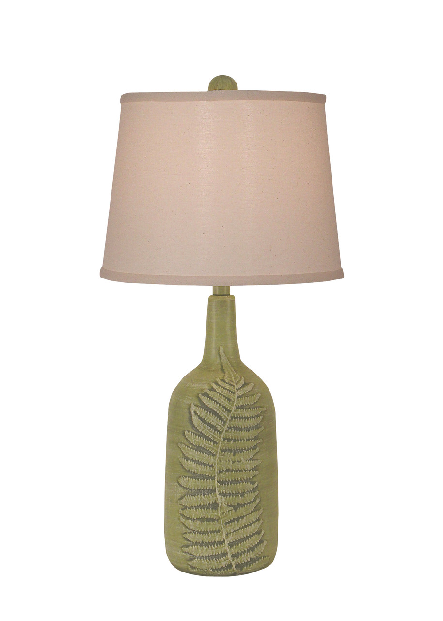Two Tone Sage Leaf Accent Lamp