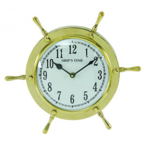 Everything Nautical Ship's Wheel Clock