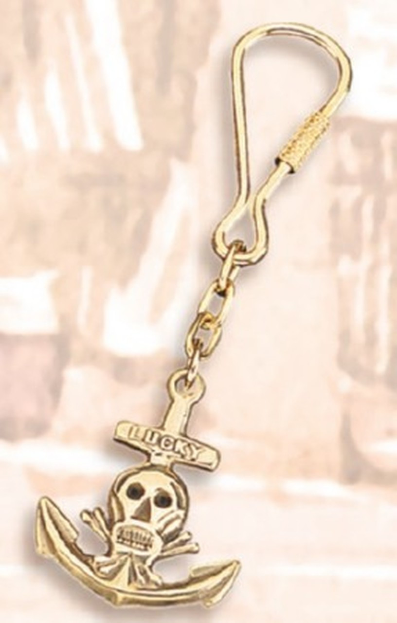 Nautical Key Chain - Anchor with Pirate