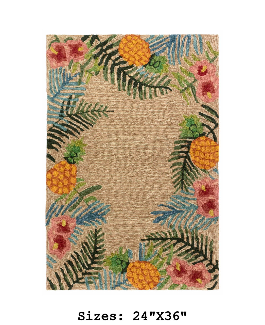 Ravella Tropical Indoor/Outdoor Rug - Small Rectangle