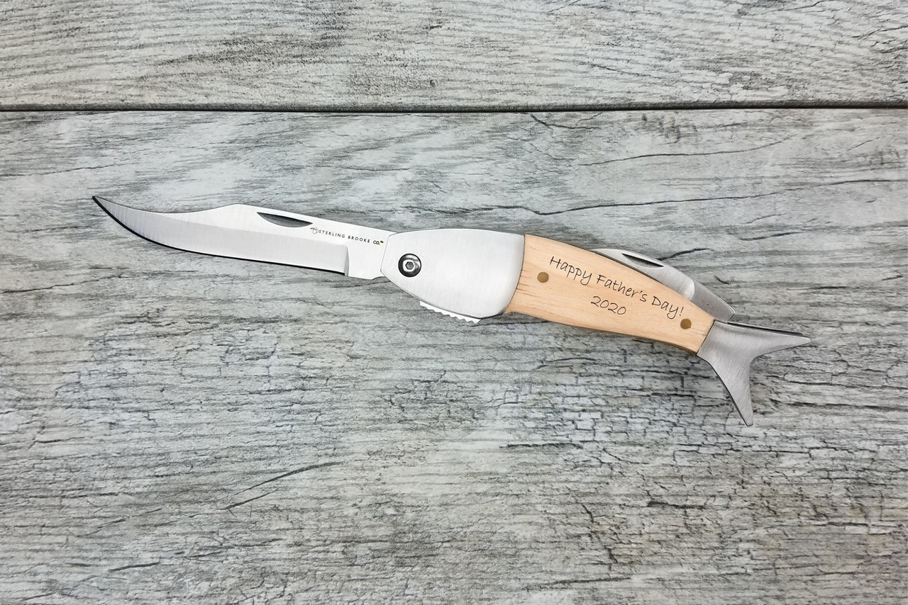Large Coastal Pocket Knife | Design/Engraving Options