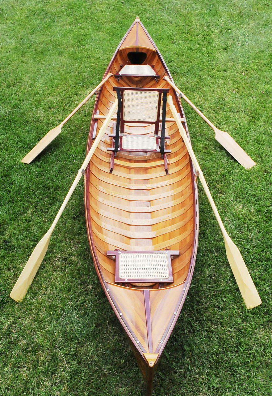 Traditional Wooden Canoe w/ Ribs - 190" (K084)