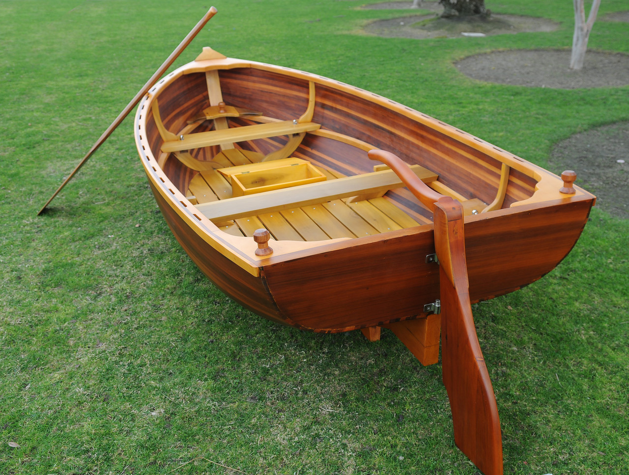 Shop little bear wooden dinghy matte finish - Wooden Boat USA