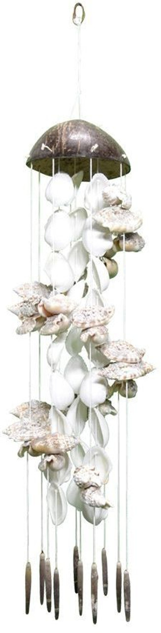 Ark and Conch Shells Wind Chime - 24"