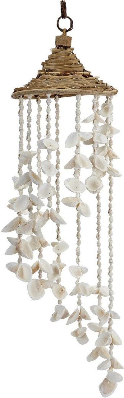 White Shells Hat Chime - 24" - Set of 2