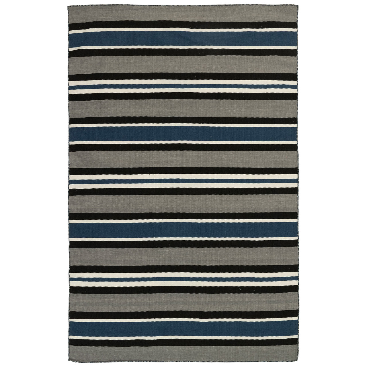 Sorrento Cabana Stripes Indoor/Outdoor Rug - Navy - 7 Sizes