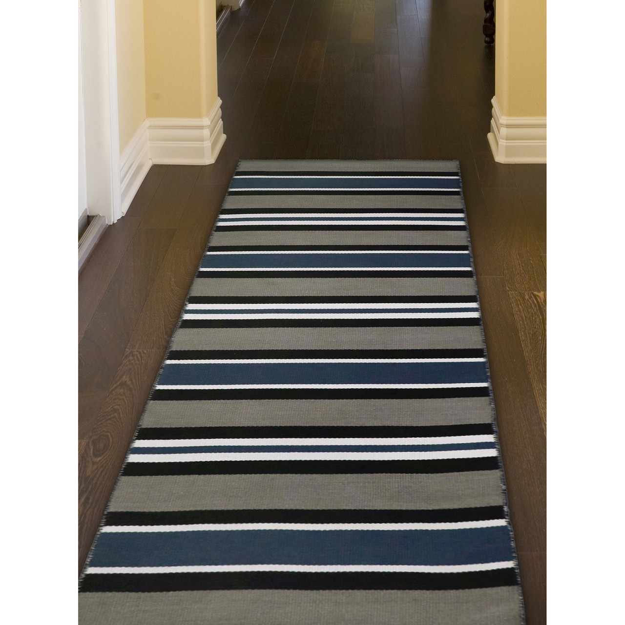 Sorrento Cabana Stripes Indoor/Outdoor Rug - Navy - 7 Sizes