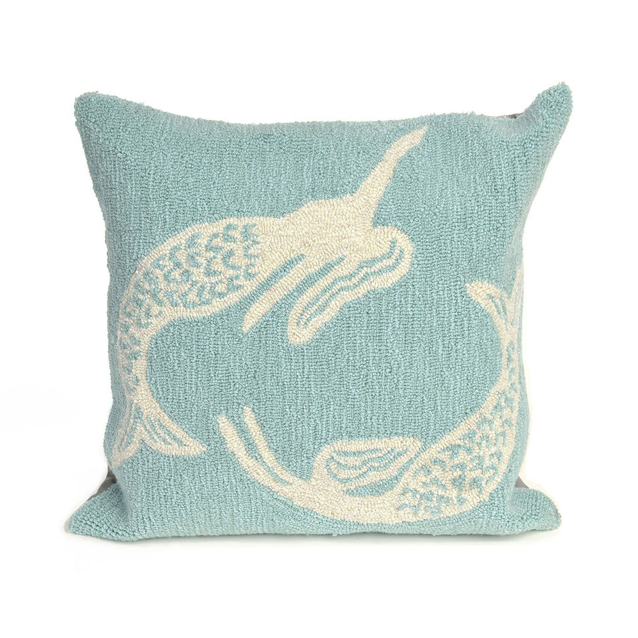 Frontporch Aqua Mermaids Indoor/Outdoor Throw Pillow - 18" Square