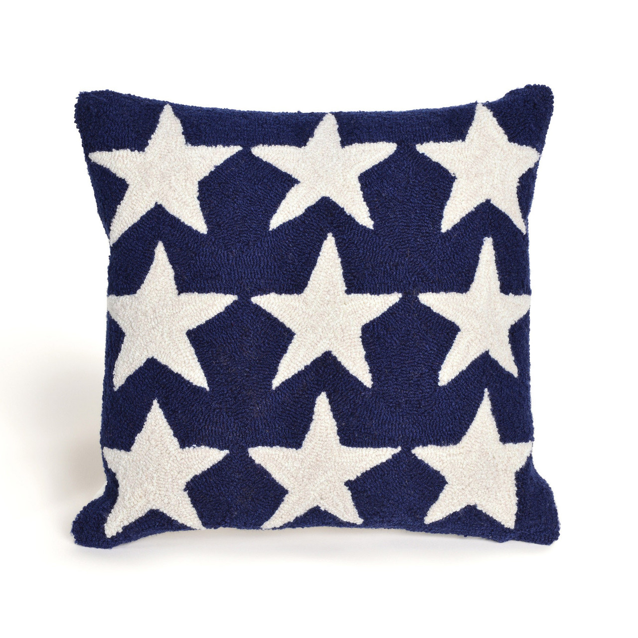 Frontporch Blue Stars Indoor/Outdoor Throw Pillow - 18" Square