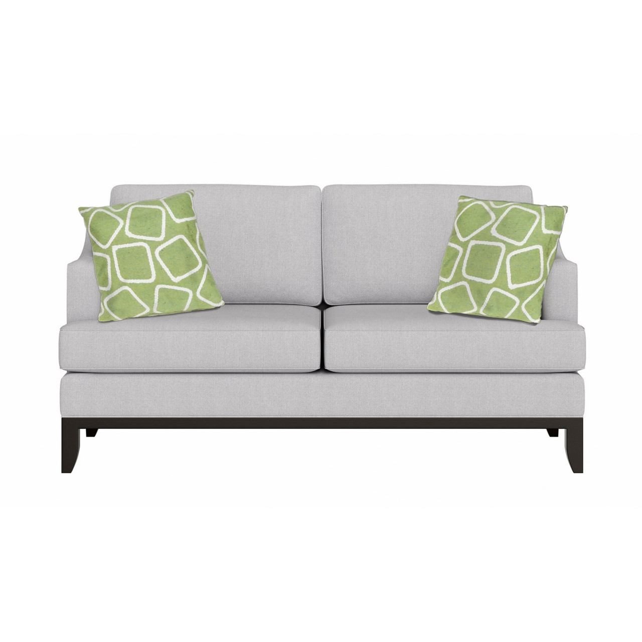 Visions  Lime Squares Indoor/Outdoor Throw Pillows - 2 Sizes Avail