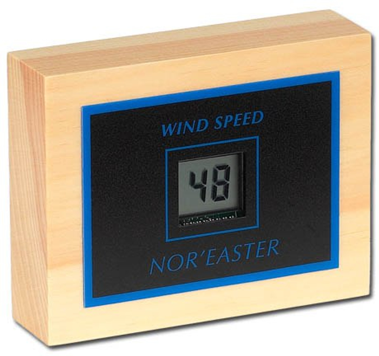 Nor'Easter LCD 2-Digit Wind Speed Pine Block