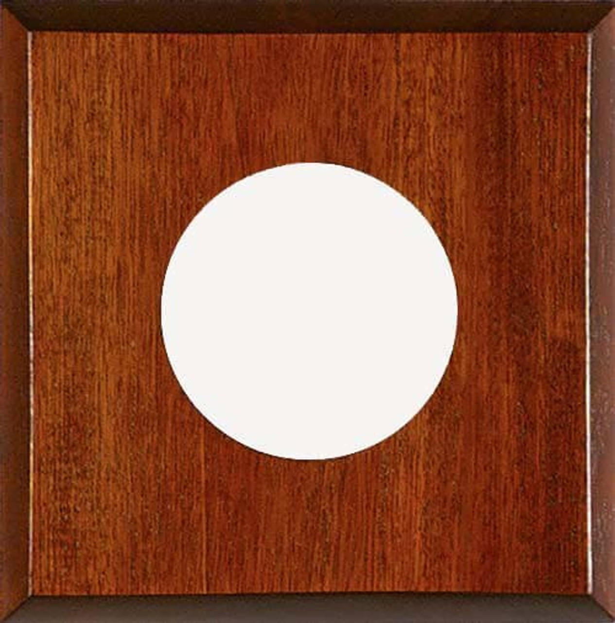 Mahogany Panel Mount for  Comfortminder Humidity and Thermometer Comfort Reading Instrument 