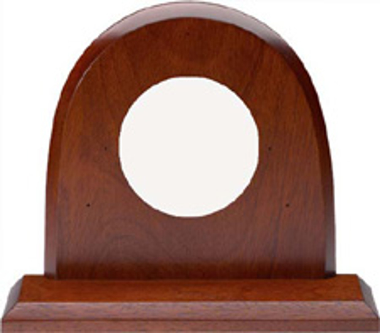 Mahogany Mantle Mount for Cronus Time and Tide Clock Instrument - PVD Coated Brass Case