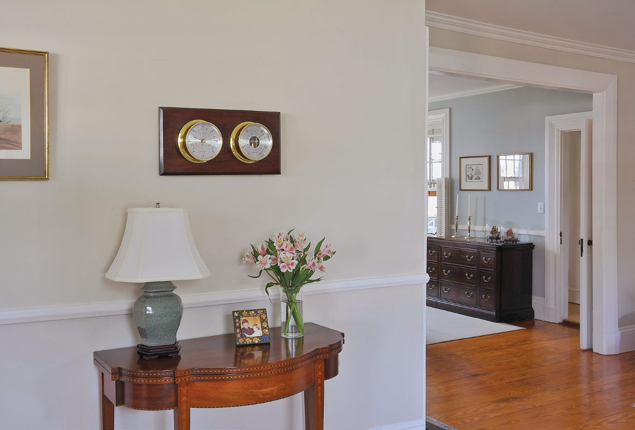 Hatteras Wind and Barometer Weather Station 2 Instruments Polished