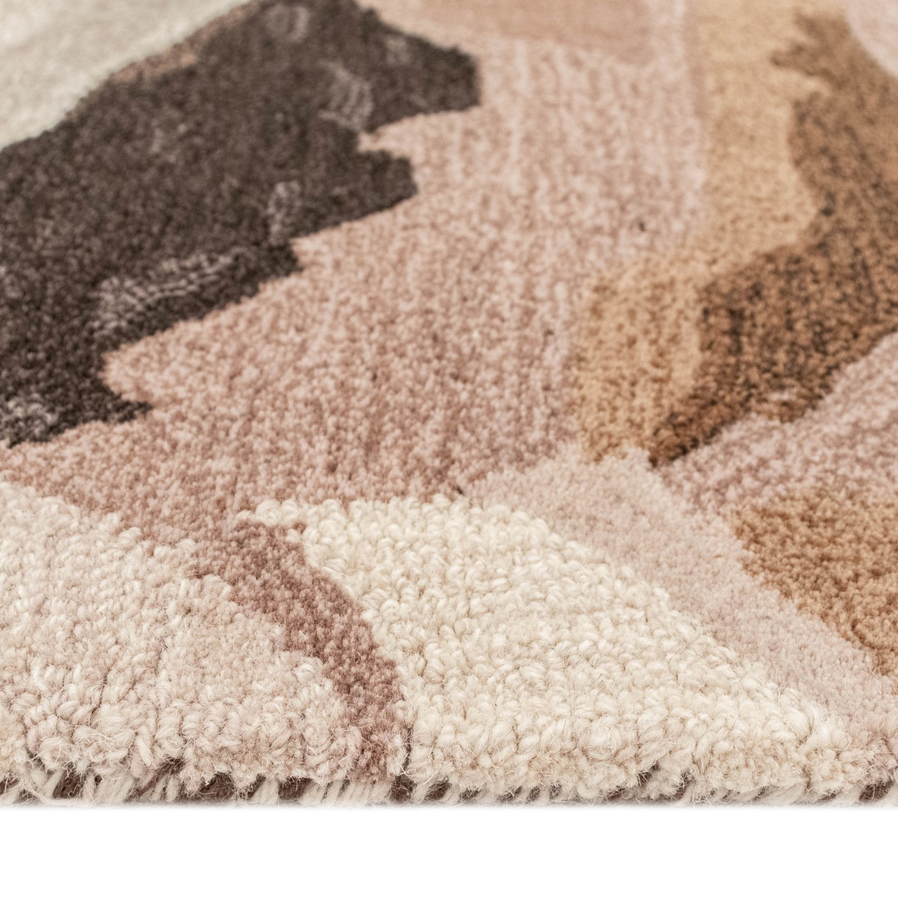  Corsica Panorama Indoor Rug - Taupe - 5 Sizes - Pile