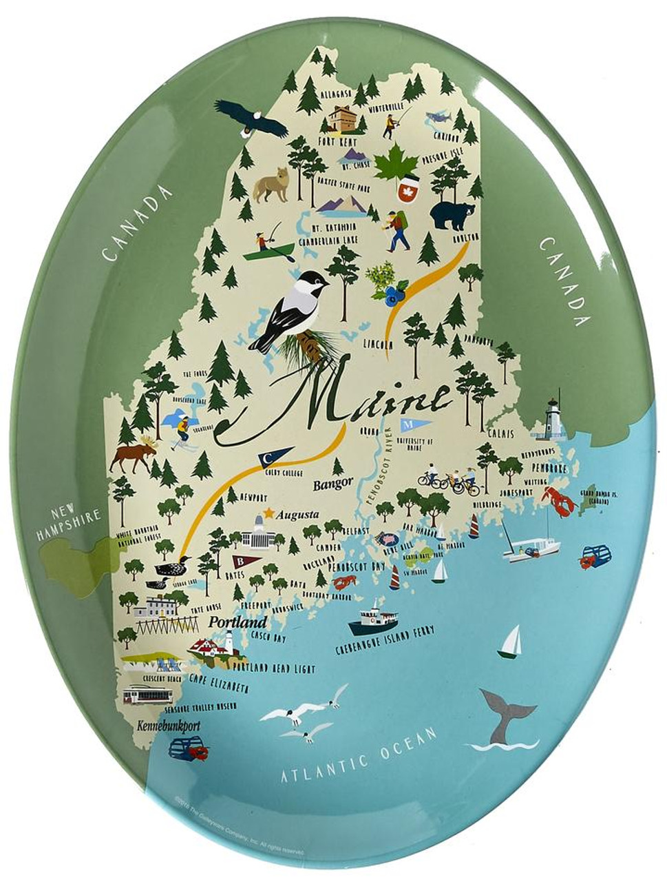 Maine Melamine Platter