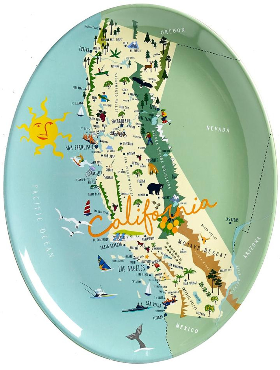 California Melamine Platter