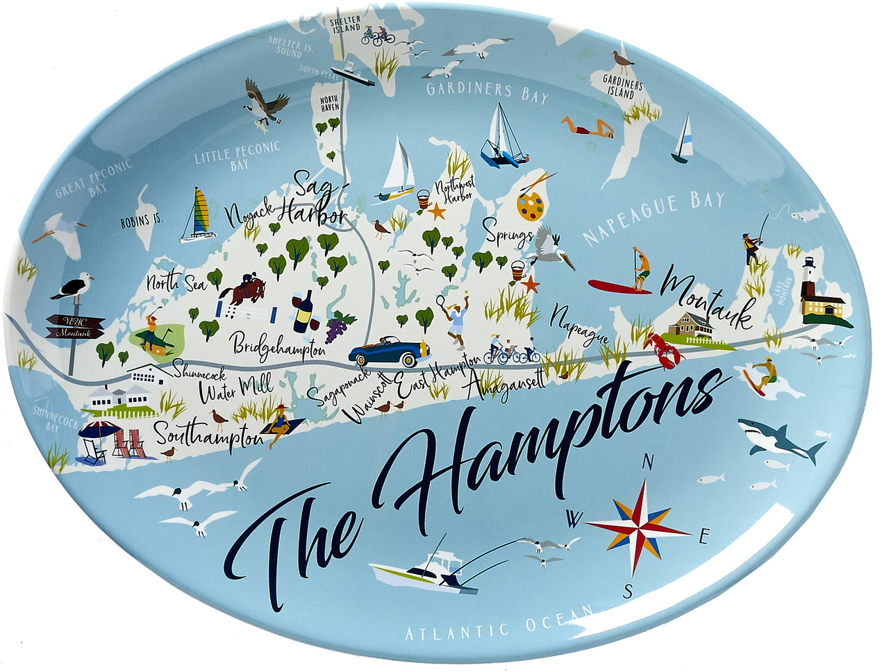 The Hamptons Melamine Platter