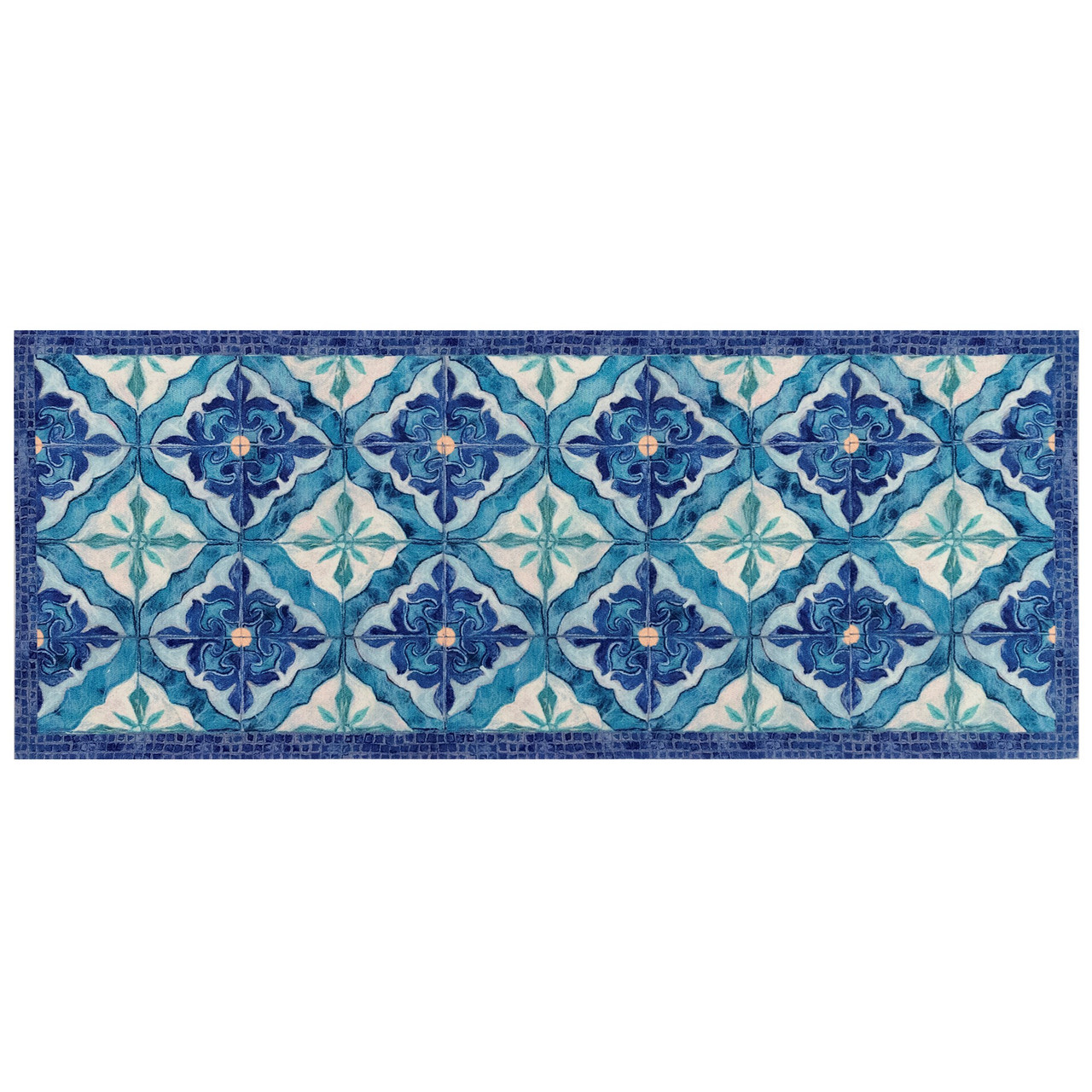 Illusions Madrid Indoor/Outdoor Rug - Ocean - 6 Sizes