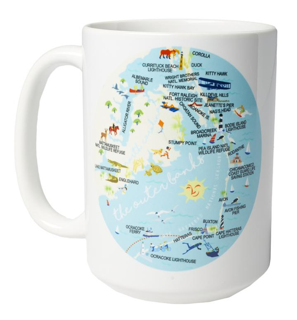 Ceramic Mug - Outer Banks -Set of 4
