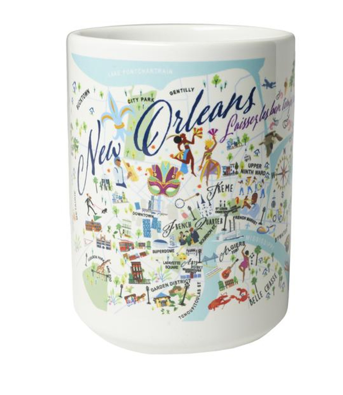 Ceramic Mug - New Orleans - Set of 4