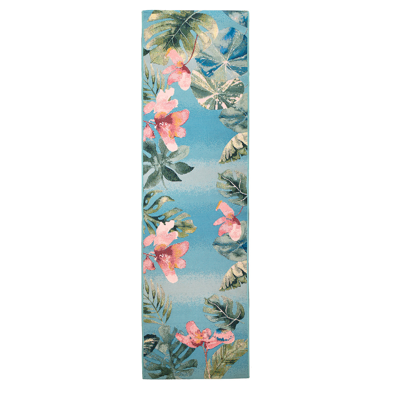 Marina Tropical Border Indoor/Outdoor Rug - 9 Sizes 