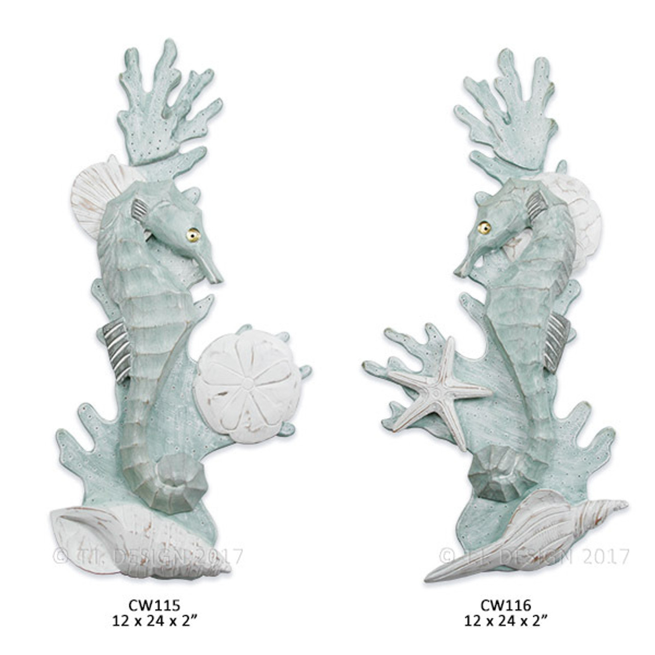 Seahorse Reef Racing - Right and Left Facing Pair - Wooden Wall Sculpture
ONLY RIGHT FACING INCLUDED IN THIS PURCHASE, LEFT AVAILABLE FOR SEPERATE PURCHASE