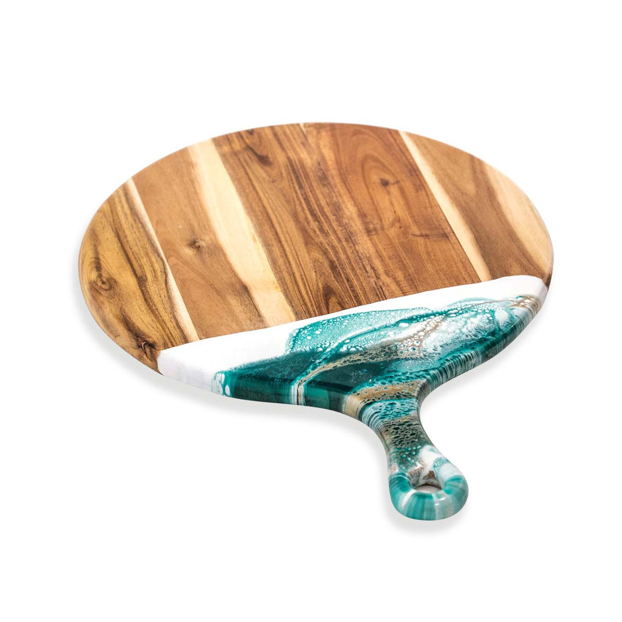 Acacia Round Paddle Board Emerald Jewel