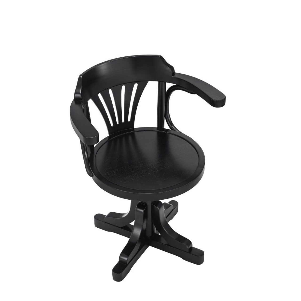 Purser's Desk Chair, Black