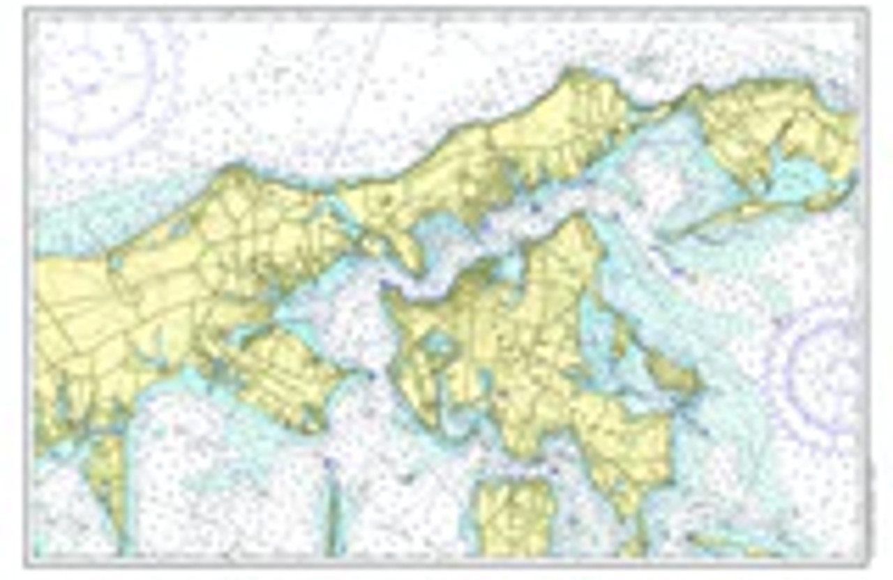 Southold/ North Fork, NY Nautical Chart Placemats - Set of 4