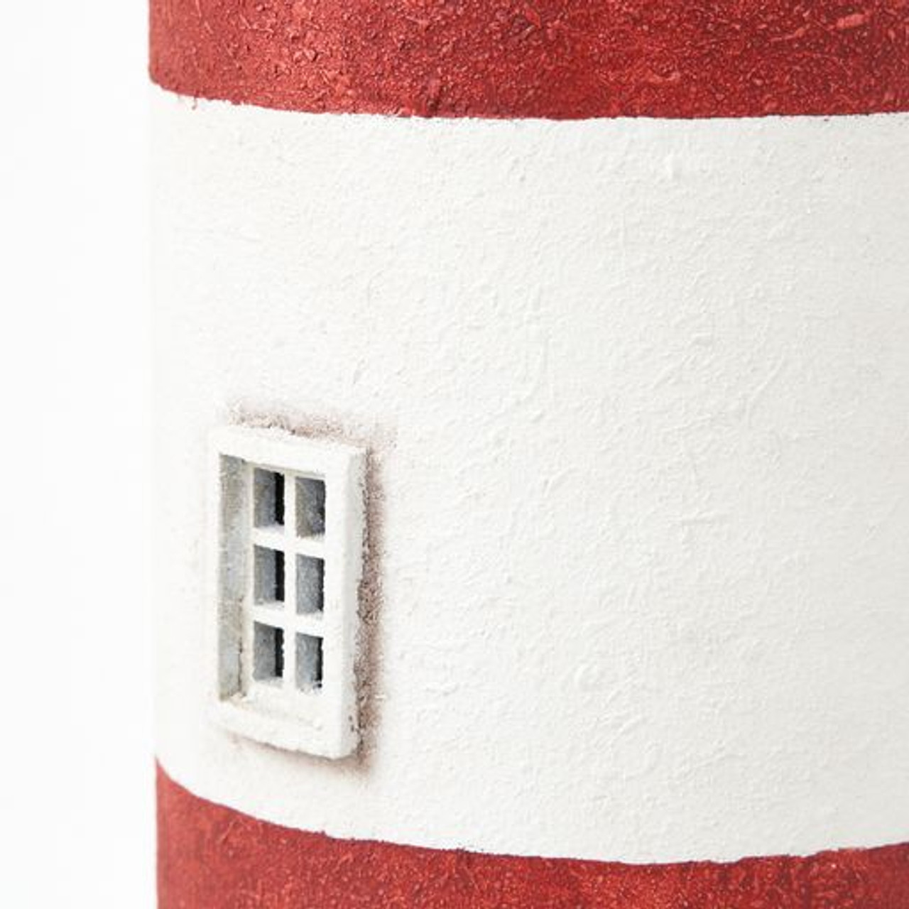 Wooden Lighthouse with LED Light - 29"