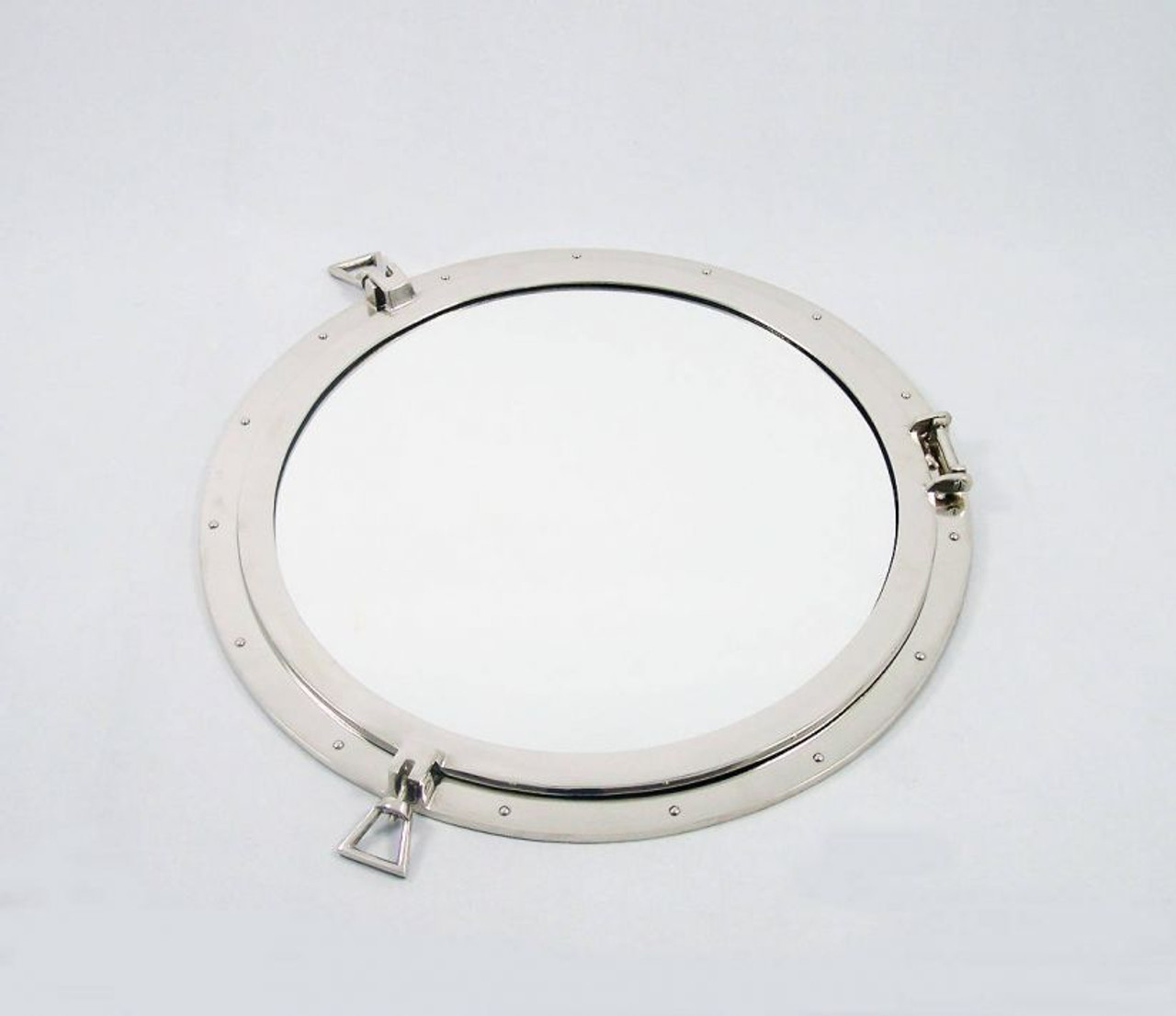 Deluxe Class Chrome Decorative Ship Porthole Mirror 30"