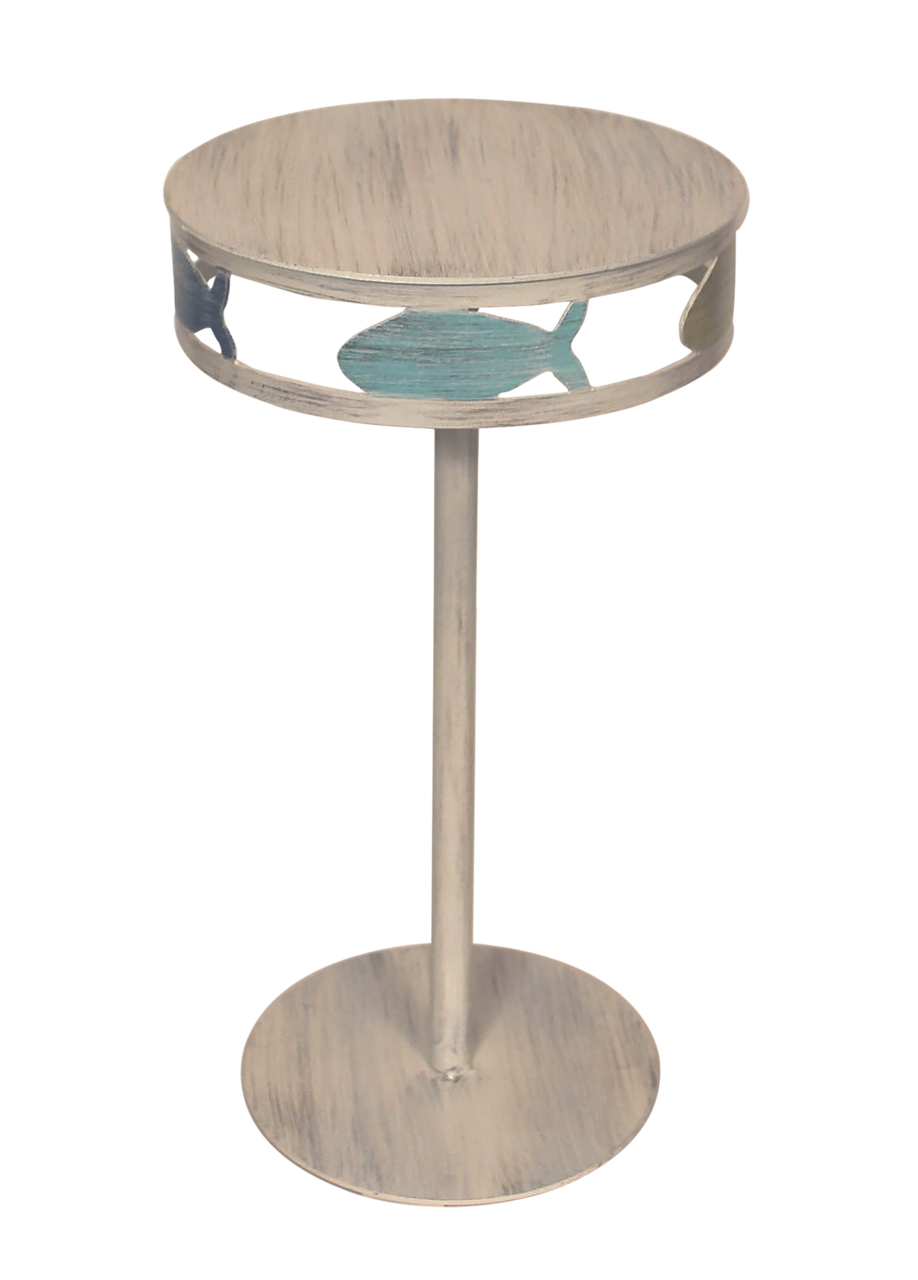 Bright Stripe Iron Fish Band Drink Table