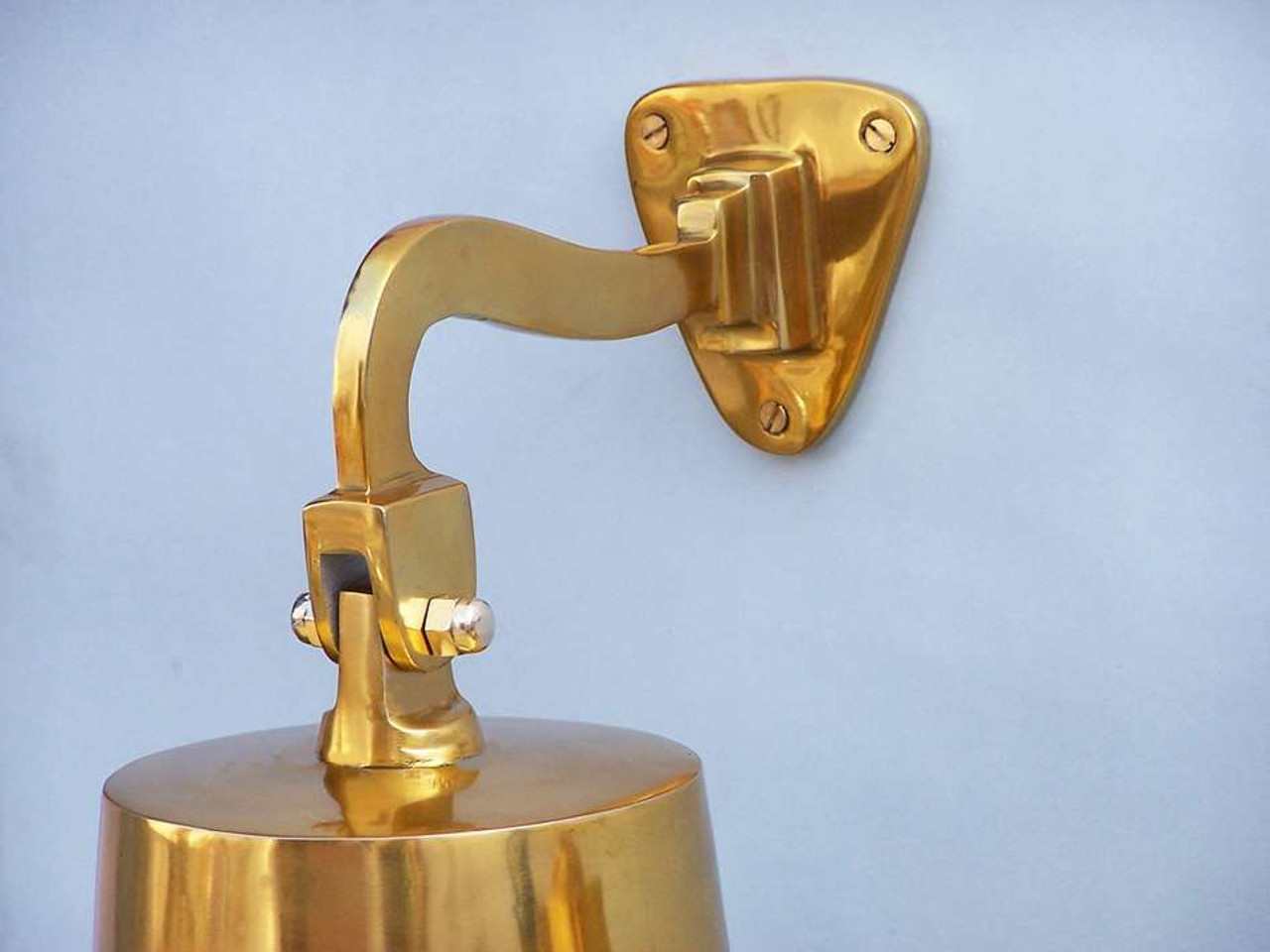 Nautical Ship's Bell Brass Finish 18"