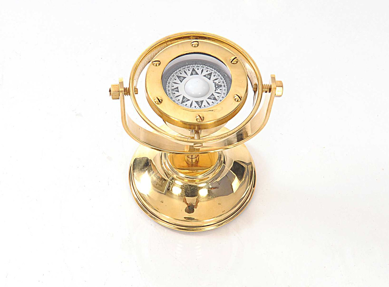 Gimbaled Compass on Stand