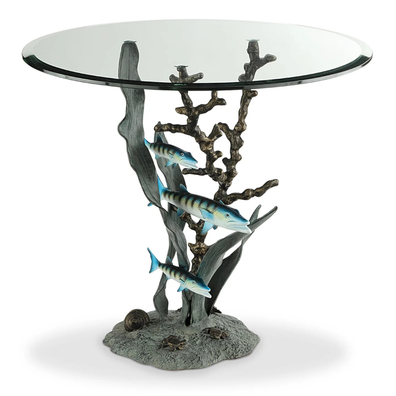 Swimming Barracuda End Table