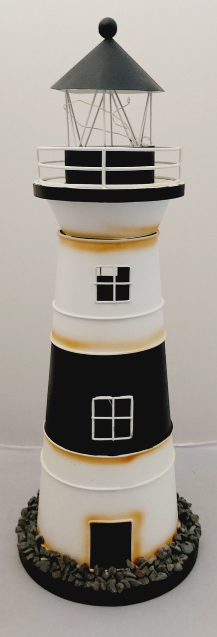 Lighthouse - Black - 20" LED