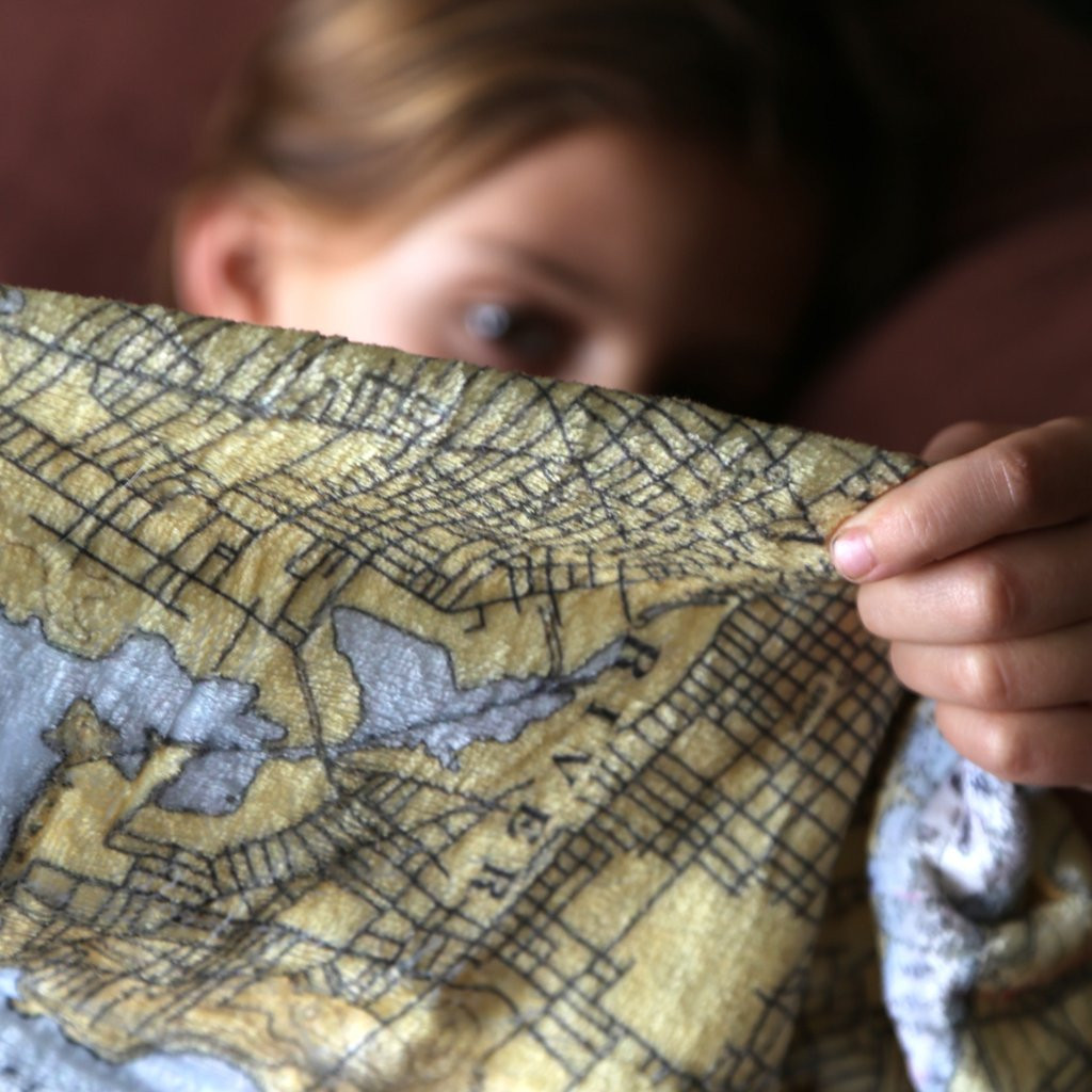 Nautical Chart Blanket Swampscott to Marblehead, MA