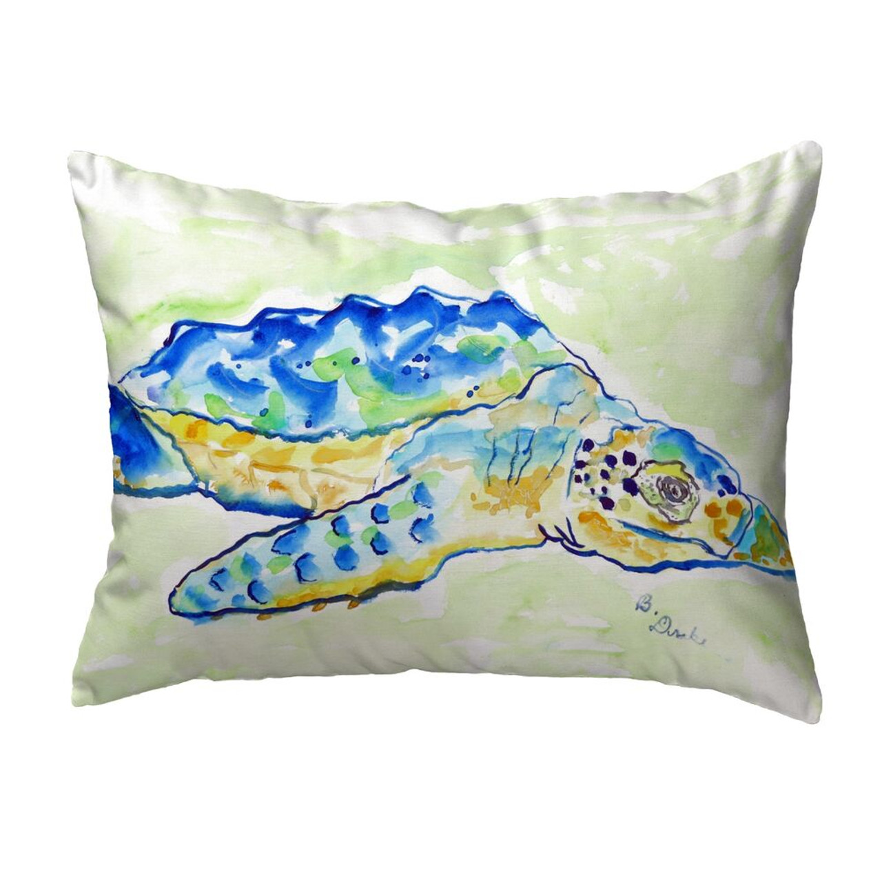 Loggerhead Turtle Large Indoor/Outdoor Pillow II - 16" x 20" 