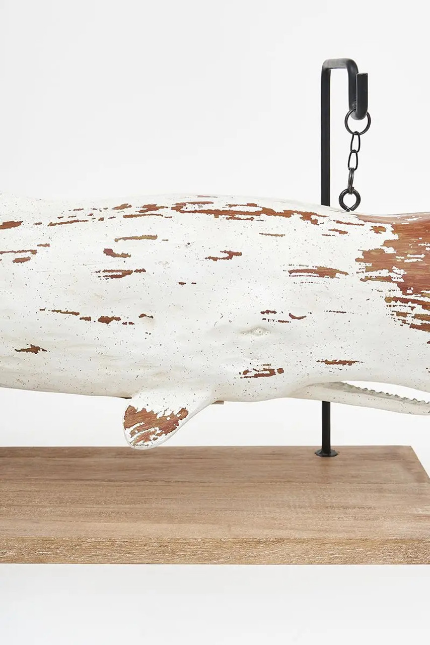 Sperm Whale Figure with  Stand- 29.5"