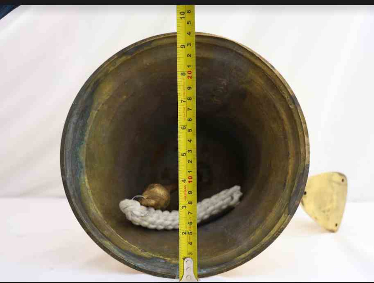 Ship's Bell - Solid Brass - 13"