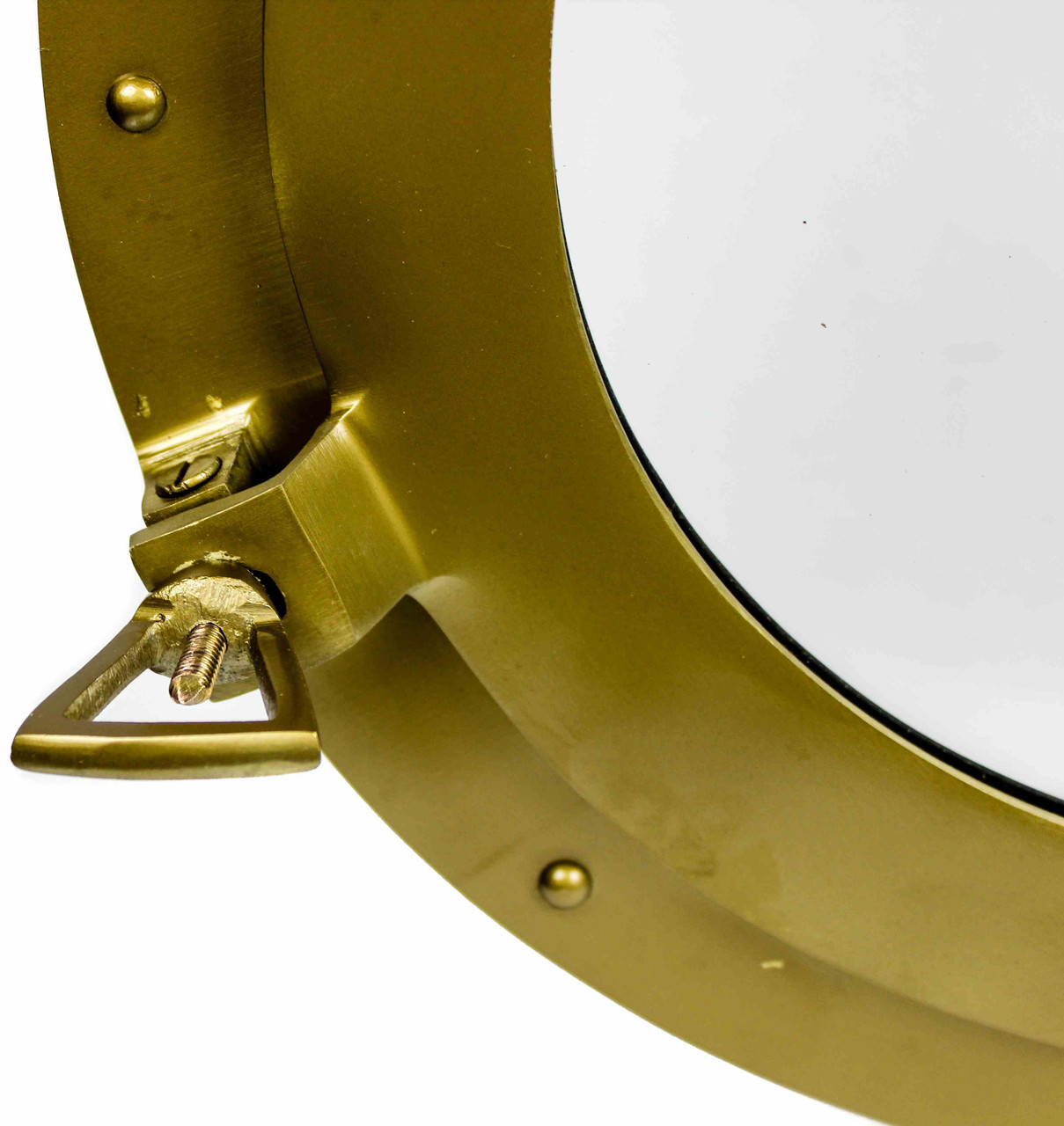 Premium Antique Brass Finish Porthole Window - 20"