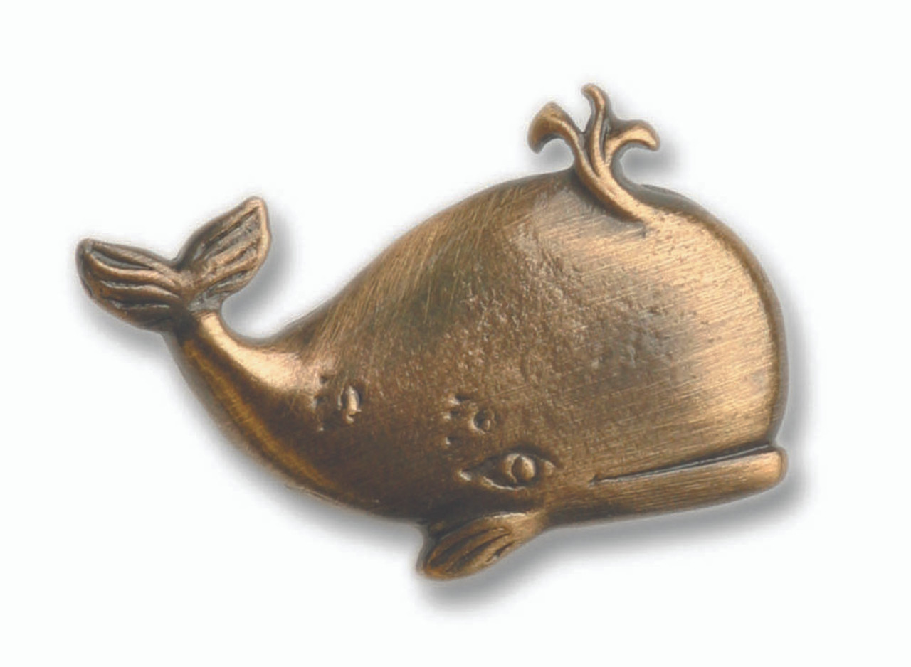 Nautical Cabinet Knobs - Whale -  Minimum of 3