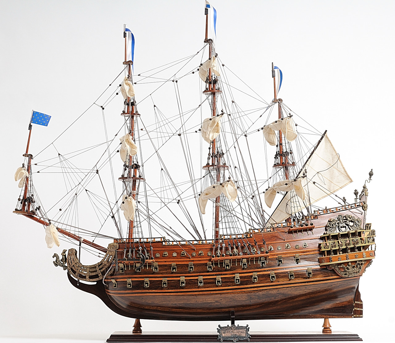 Soleil Royal Model Ship - 27" Exclusive Edition - Optional Personalized Plaque