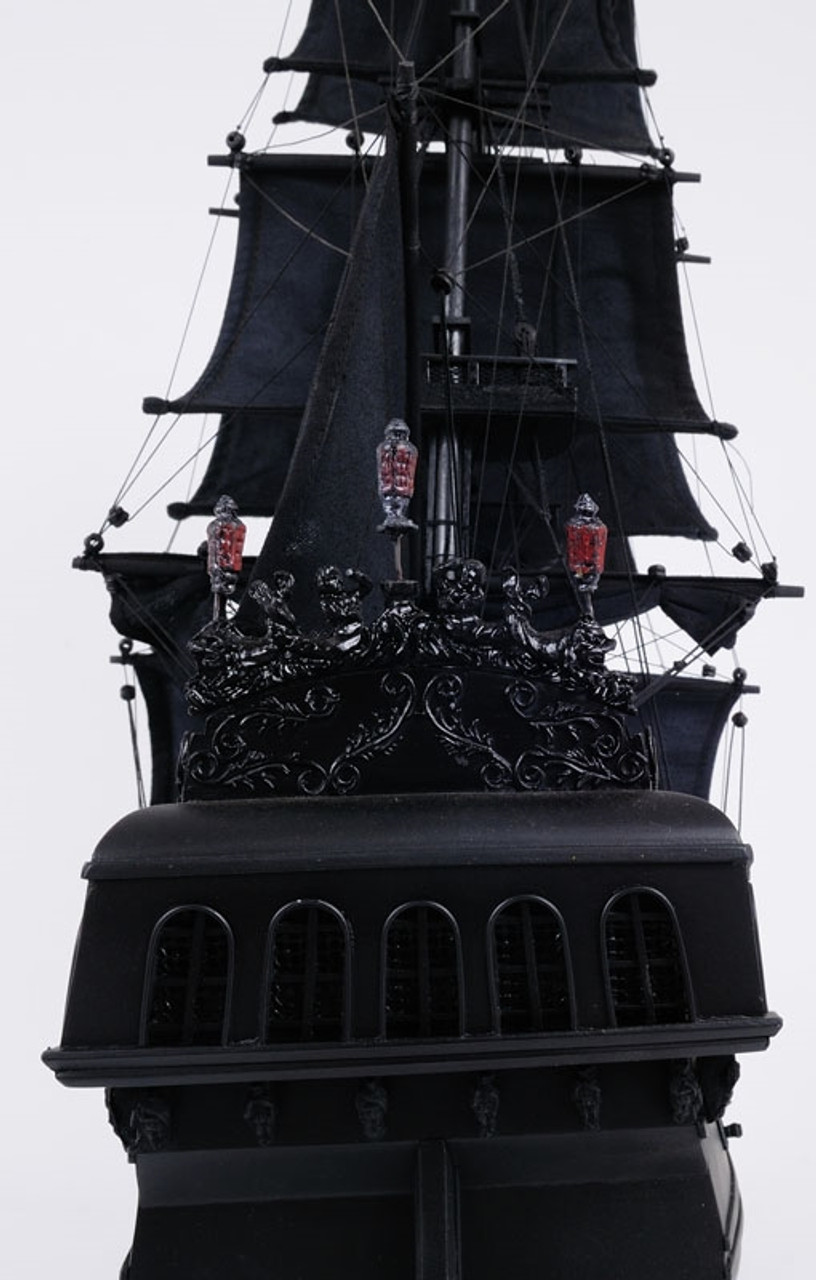 Black Pearl Pirate Model Ship  - 29" - Optional Personalized Plaque
