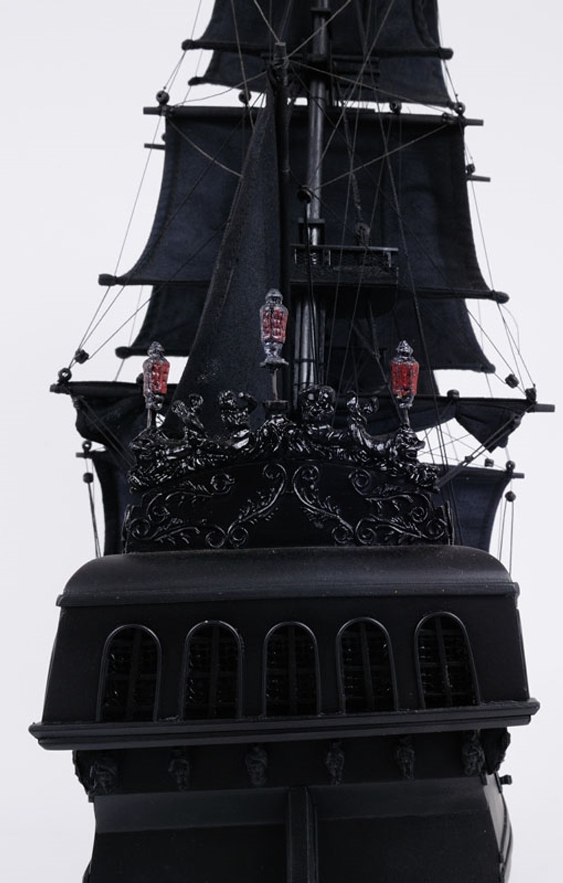 Black Pearl Pirate Model Ship  - 24" - Optional Personalized Plaque